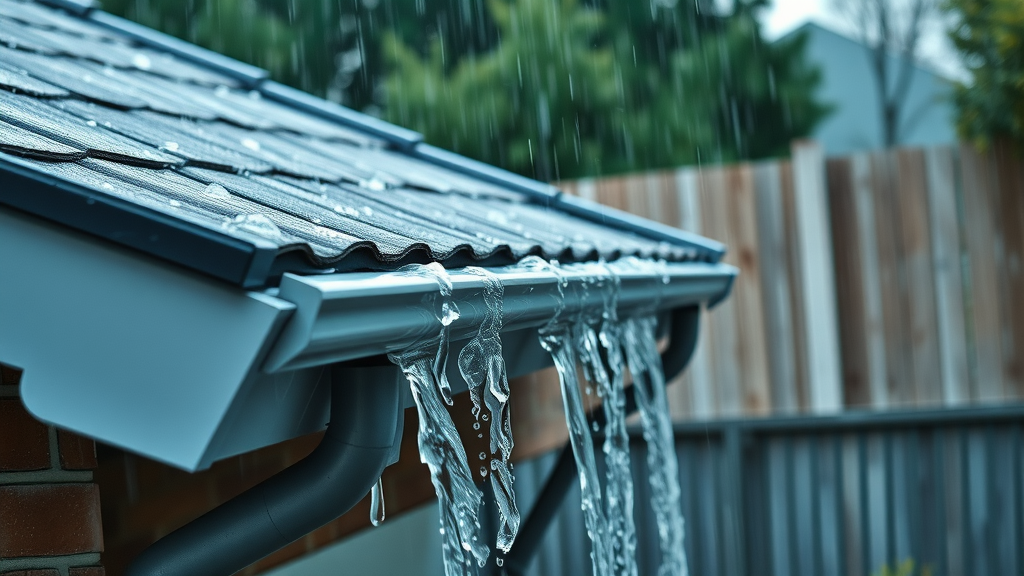 Downpipe installation services protect homes from rainwater damage during storms.